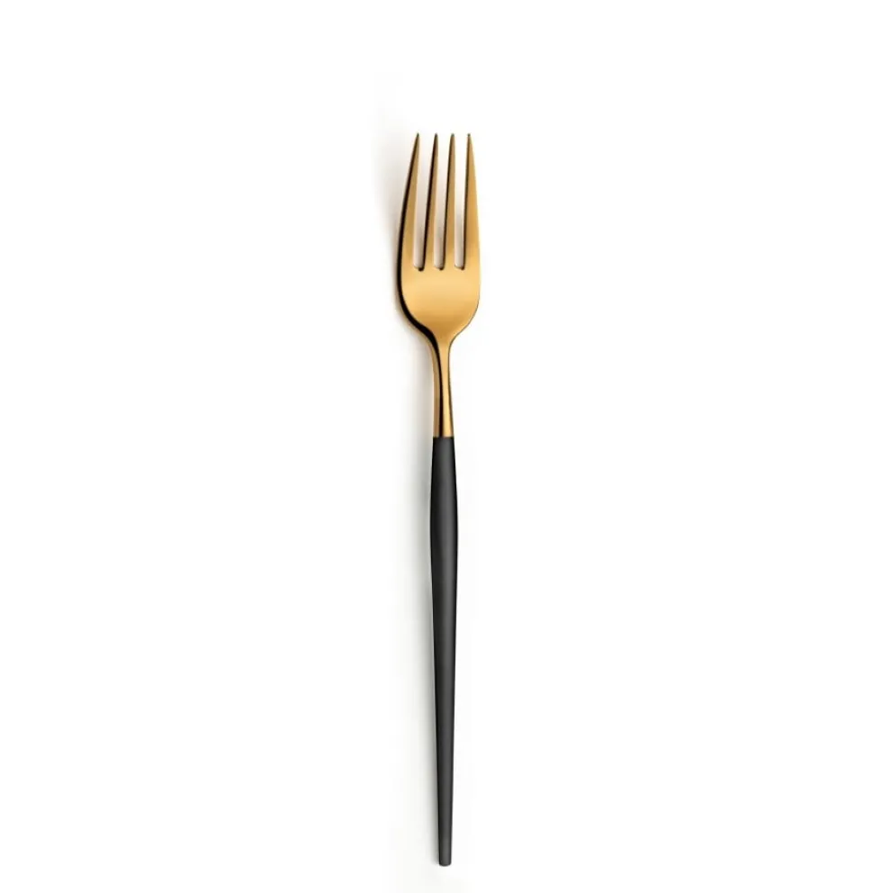 Amefa 1114 Soprano Tafelvork 20,3 cm Goud Zwart 535351