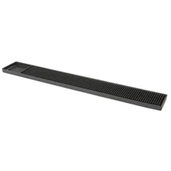 Barmat 60x8 cm zwart rubber Bar Professional 517962
