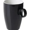 Beker 23cl Zwart Maastricht Porselein Bart Colour 531419