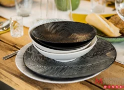 Bord diep 19cm Palmer Winter Leaf 531594