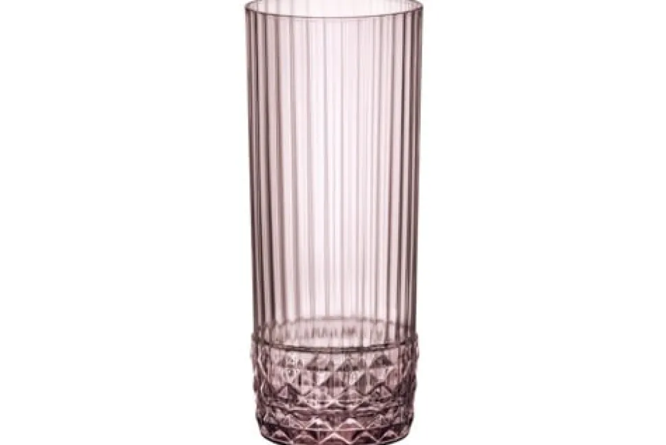 Bormioli Rocco America ‘20s Rose Longdrink 40 cl set 6 122159-BAU