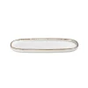 By Bone Helix Gleam Bord Ovaal 30 x 16 cm Creme Bruin Porselein 535768