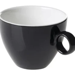 Cappuccinokop 23cl Zwart Maastricht Porselein Bart Colour 531401