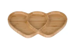 Cosy & Trendy Aperoplank hart 25X15XH1,5CM Bamboe 3077893