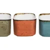 Cosy & Trendy Brisbane aperopotje 3 ass 5,8X5,8XH4,7CM (Blauw - Grijs - Oranje) 1480306