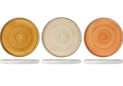 Cosy & Trendy Brisbane plat bord 25,5X2,5CM 3 ass (Oranje - Bruin - Beige) 1480026
