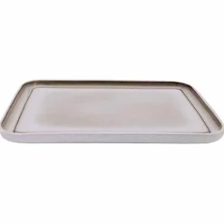 Cosy & Trendy Lily White Rechthoekig Bord Stoneware 28x21cm 5370008