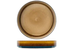 Cosy & Trendy Quintana amber Diep Bord D23XH4,3CM - 5950023