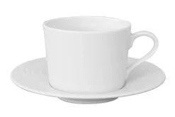 Espresso kop en schotel 10cl reliëf Waves Spal Porselanas 9222176