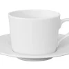 Koffie kop en schotel 24cl reliëf Waves Spal Porselanas 9222177