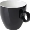 Koffiekop 17cl Zwart Maastricht Porselein Bart Colour 531383