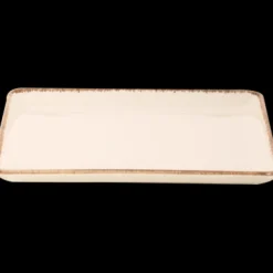 Maastricht Porselein Akoya Bord 23 x 17 cm Crème Porselein 533801