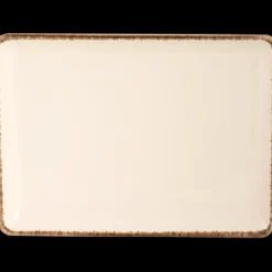 Maastricht Porselein Akoya Bord 23 x 17 cm Crème Porselein 533801