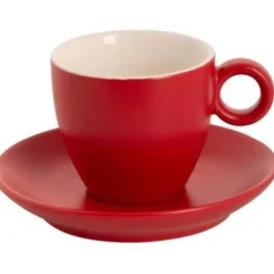 Maastricht Porselein Bart Mat Koffiekop 17 cl Rood 532683