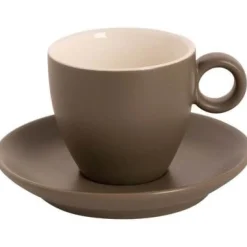 Maastricht Porselein Bart Mat Koffiekop 17 cl Bruin 532682