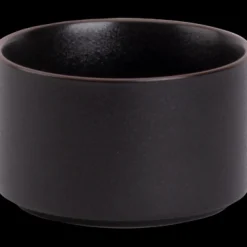 Maastricht Porselein Cafe Noir Schaal Hoog 10 cm Zwart Porselein 535067