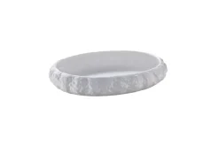 Maastricht Porselein Calcaire Bord diep 22.5 x 16 cm Wit Porselein 535444