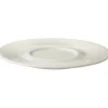 Maastricht Porselein Lux Koffie / Cappuccino Schotel 16 cm 021 Offwhite 515720