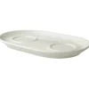 Maastricht Porselein Lux Roomplateau 21.5 x 14 cm 059 Offwhite 517332
