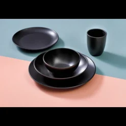 Mammoet Moon Schaal 15 cm Zwart Stoneware 533496