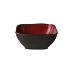 Palmer Lava Schaal 12 x 12 cm 30 cl Bruin Rood Stoneware 527269