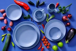 Palmer Sandy Loam Bord diep 22 cm Blauw Stoneware 533177