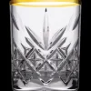 Pasabahce Timeless Borrelglas 6.2 cl - Transparant Goud 4 stuk(s) 534865