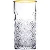 Pasabahce Timeless Longdrink 45 cl - Transparant Goud 4 stuk(s) 532562