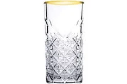 Pasabahce Timeless Longdrink 45 cl - Transparant Goud 4 stuk(s) 532562