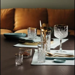 Pasabahce Timeless Longdrink 45 cl - Transparant Goud 4 stuk(s) 532562