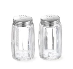 Peper en zout strooier glas Hendi set van 2 465387
