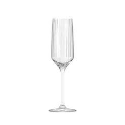 Royal Leerdam Carré Optics Champagne flûte 22.5 cl - Transparant 6 stuk(s) 535987