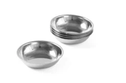 RVS Schaaltje 10cm 4 stuks Hendi 452325