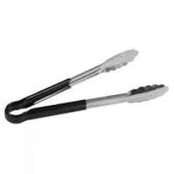 Serveertang 25cm silicone handvat zwart 617125