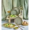 Serviesset Cosy & Trendy Melia 24 delig (6 personen) Grijs groen