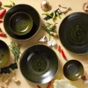 Serviesset Palmer Midori 24 delig (6 personen) Groen Porselein