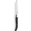 Steakmes golf Amefa 2520 Royal Steak 23 cm Kunststof-rvs zwart 6 stuks 528337