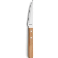 Steakmes hout Amefa 7000 Steak 21 cm Hout-roestvrijstaal 530103